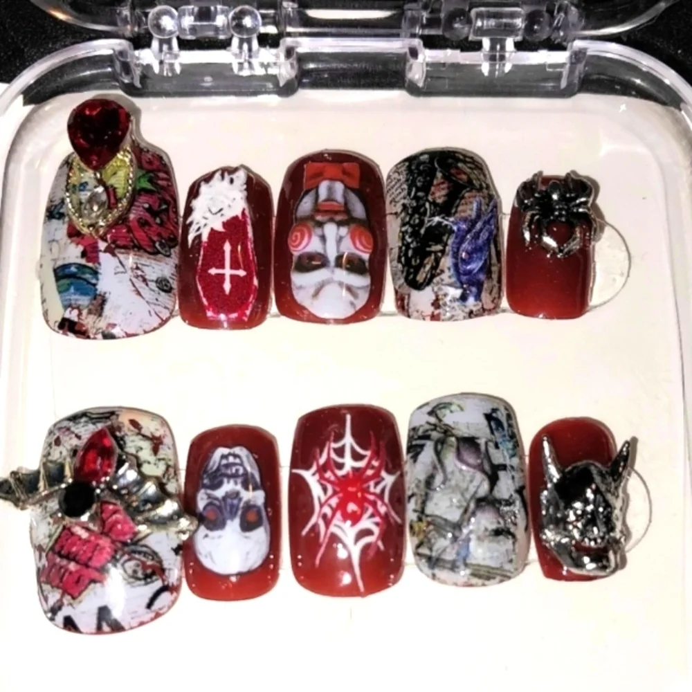 Handmade gothic nail